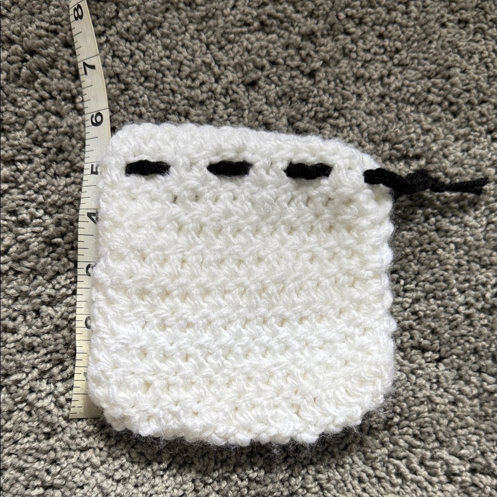 Crochet Drawstring Pouch - Picture 7 of 7